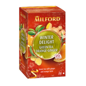 Ceai Ghimbir cu portocale Milford 20x2g