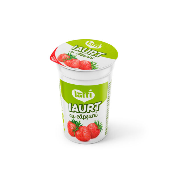 Iaurt cu căpșuni 2,2% Latti 150g
